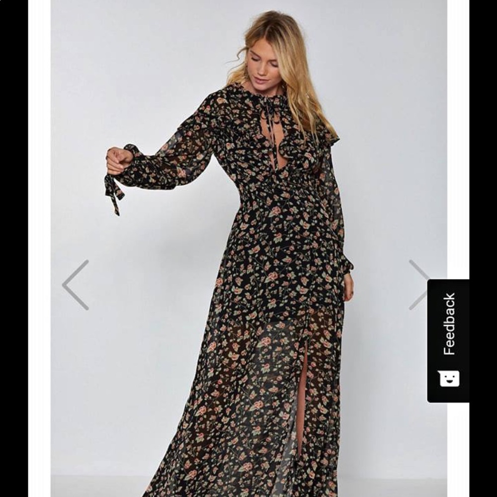 Nasty Gal Floral Maxi